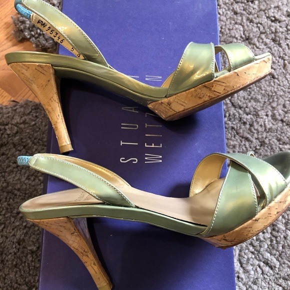 Stuart Weitzman “Glorious” platform slingback - Picture 3 of 5